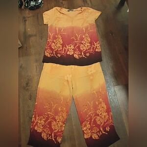 Floral Gradient Kimono